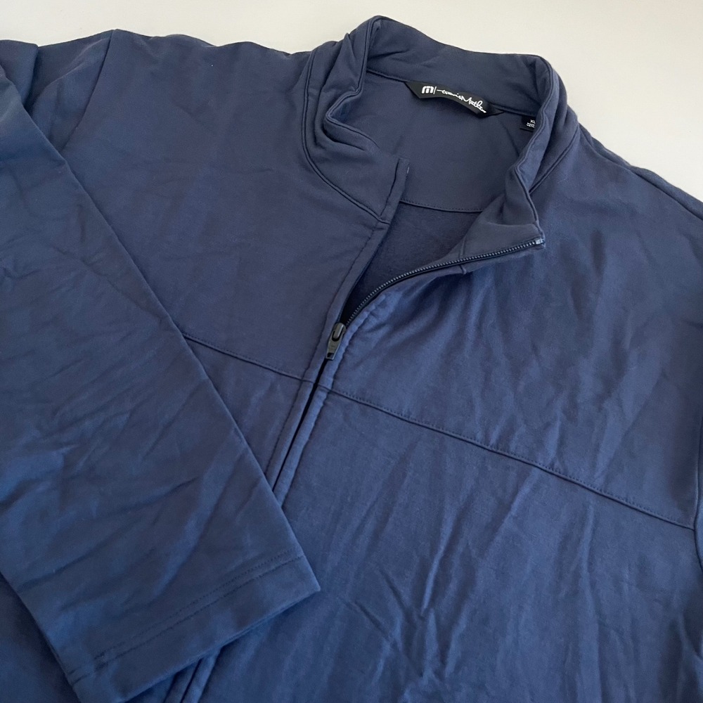 Travis Mathew Men's Navy Full Zip Up Jacket XL golf active performance‎